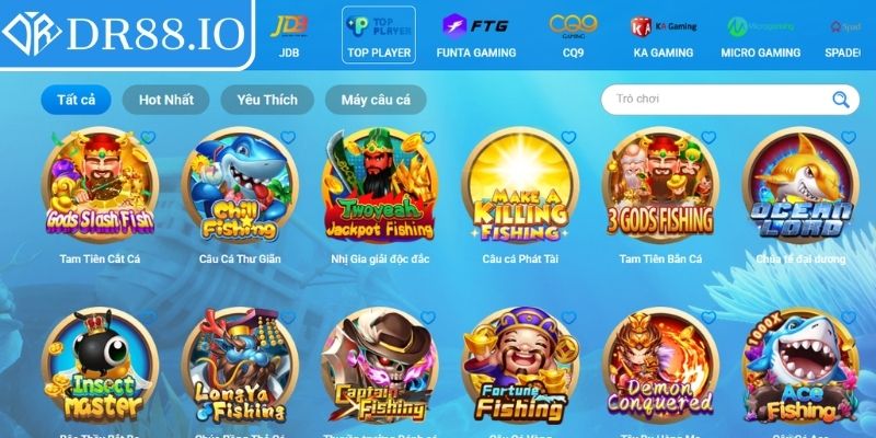 Bắn Cá TP DR88 – Trải Nghiệm Game Đổi Thưởng Đỉnh Cao 1 Tổng quan về sảnh Bắn cá TP DR88