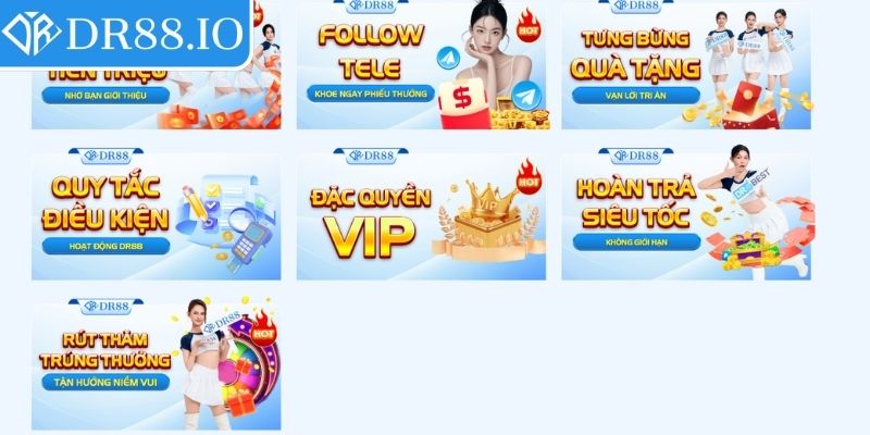Khuyến mãi DR88 – Cơ hội Vàng Cho Người Chơi Trực Tuyến 2 Tặng thưởng lũy tiến hàng ngày